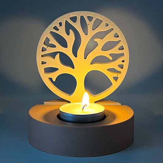 Porta velas Árbol de la vida